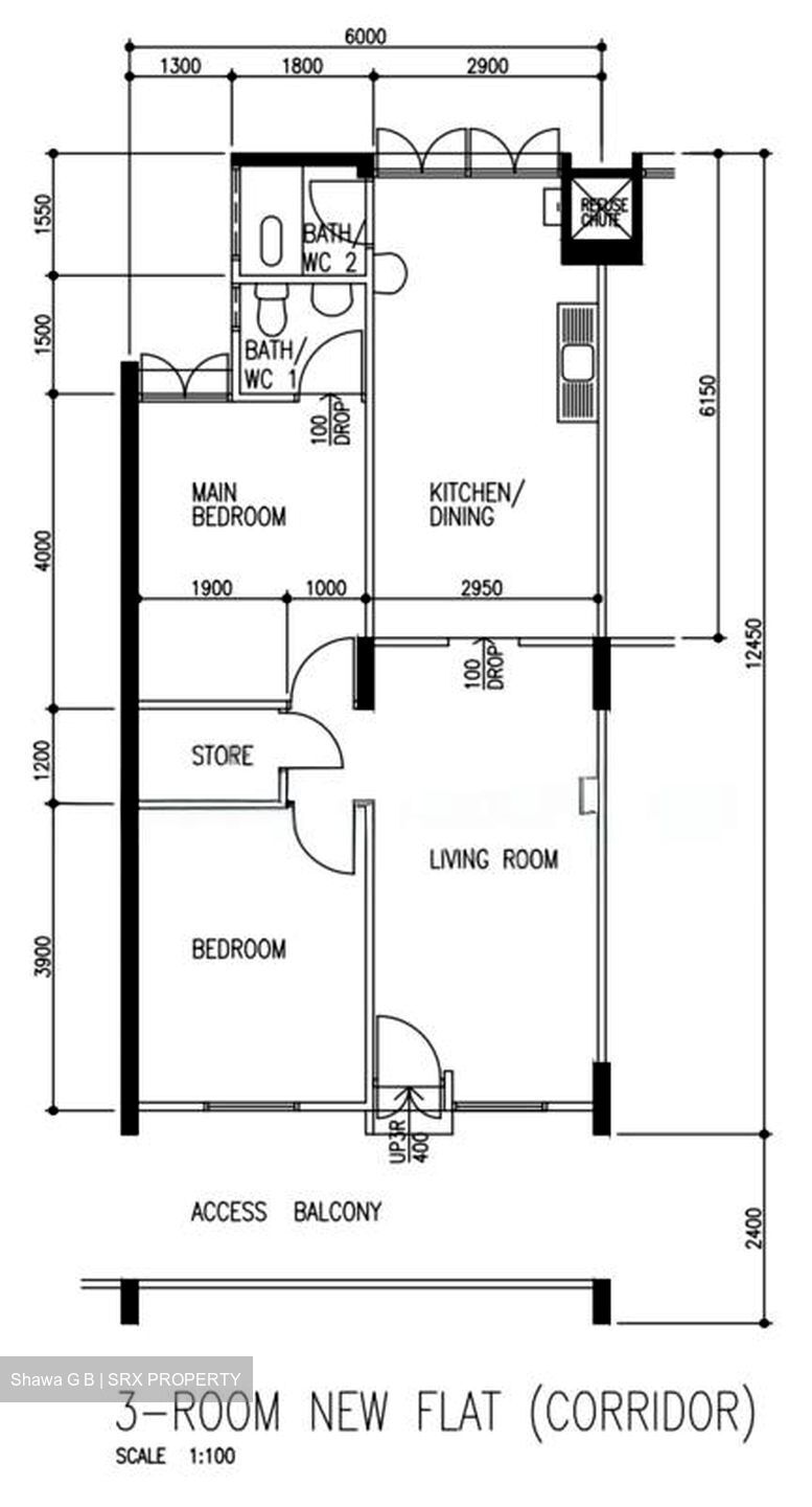 Blk 404 Ang Mo Kio Avenue 10 (Ang Mo Kio), HDB 3 Rooms #576281341